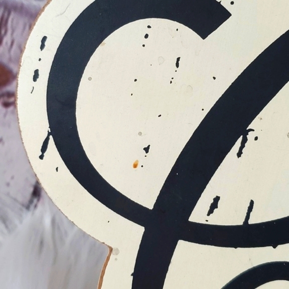 Hobby Lobby Kiss The Cook Chef Kitchen Tabletop Decor Hanging Wood 12"x16" - Picture 7 of 14